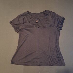 Chic Black Short Sleeve Women's Top